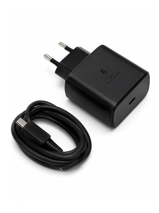 45W Type-C Zaryadlovchi Adapter, USB Type-C Kabel bilan