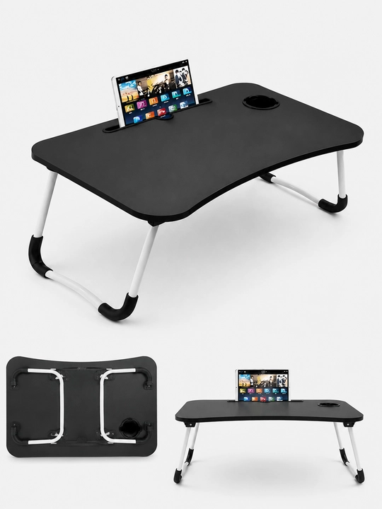 Noutbuk uchun stol, yig‘iladigan, ko‘p funksiyali, ergonomik dizayndagi, uy va ofis uchun mo‘ljallangan 60*40