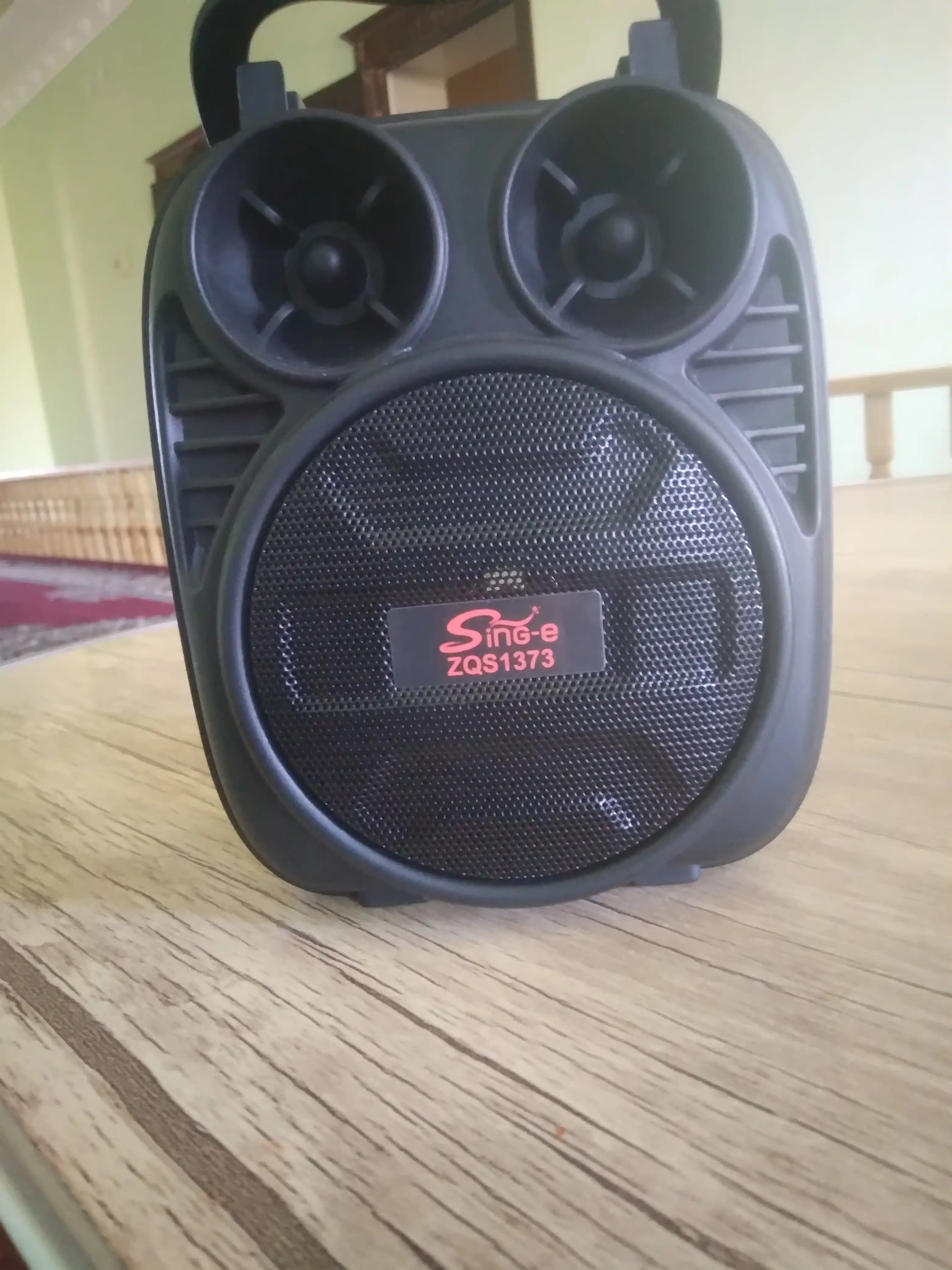Portativ karaoke dinamik, simsiz Bluetooth, ushlagichli, stend bilan yurish uchun