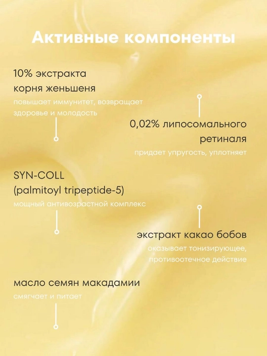 Антивозрастной крем с ретиналем и женьшенем Revive Eye Serum 30 мл