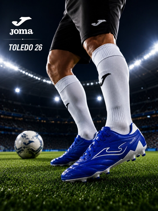 Joma Toledo 26 FG TOLS2603FG futbol butsasi, ko‘k rang