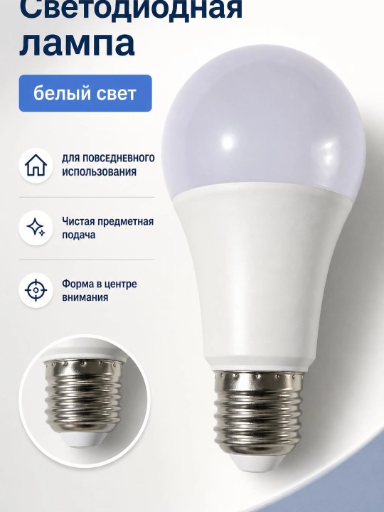 Светодиодная лампа для повседневного освещения дома - 