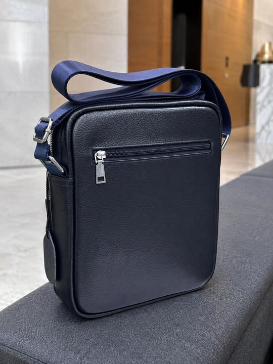 Мужская сумка через плечо из экокожи, Crossbody, 3 отделения