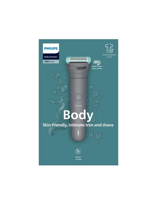 Trimmeri Philips BG3470/15, tana uchun,100% suv o‘tkazmaydigan, 60 daqiqa ish vaqti