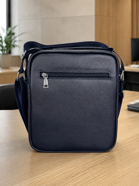 Мужская сумка через плечо из экокожи, Crossbody, 3 отделения