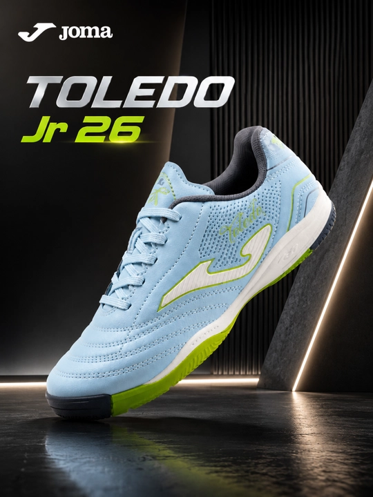 Joma Toledo Jr 26 TF bolalar futbol butsasi, gazon uchun TOJS2605TF - 