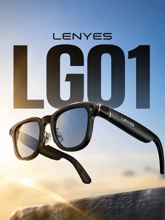 LENYES LG01 — AI funksiyali aqlli ko‘zoynak, 8 MP kamera va real vaqt tarjimasi bilan