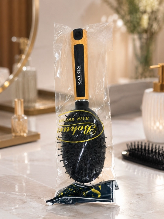 Salon Professional Brush oval soch tarog‘i, massaj cho‘tkasi