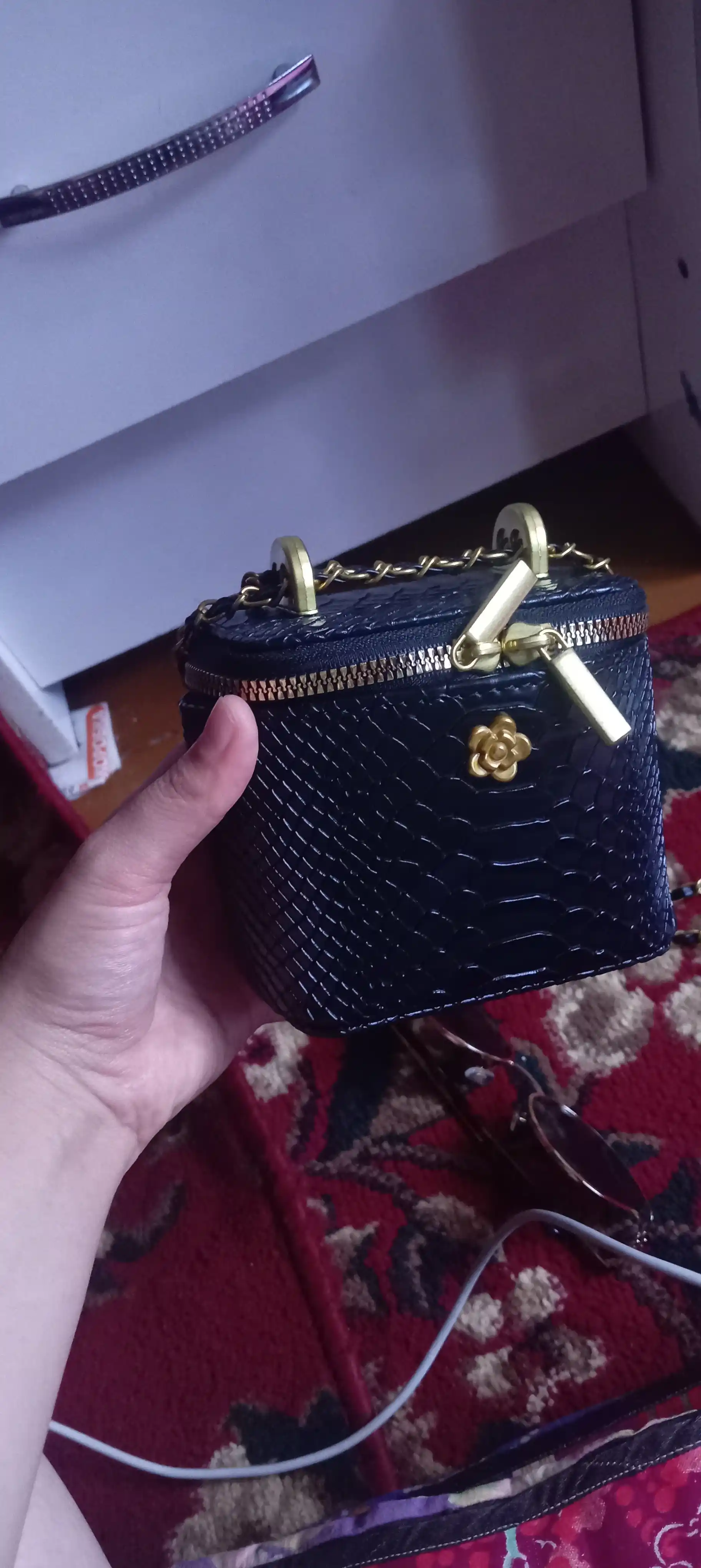 Ayollar sumkasi, yelka orqali, ekocharm, mini format