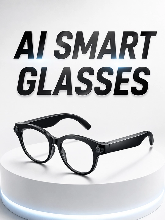 AI Smart Glasses умные очки с искусственным интеллектом,камерой,поддержкой звонков,музыки