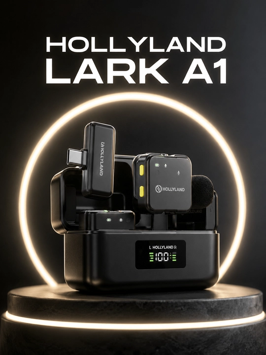 HOLLYLAND LARK A1 — Беспроводной петличный микрофон