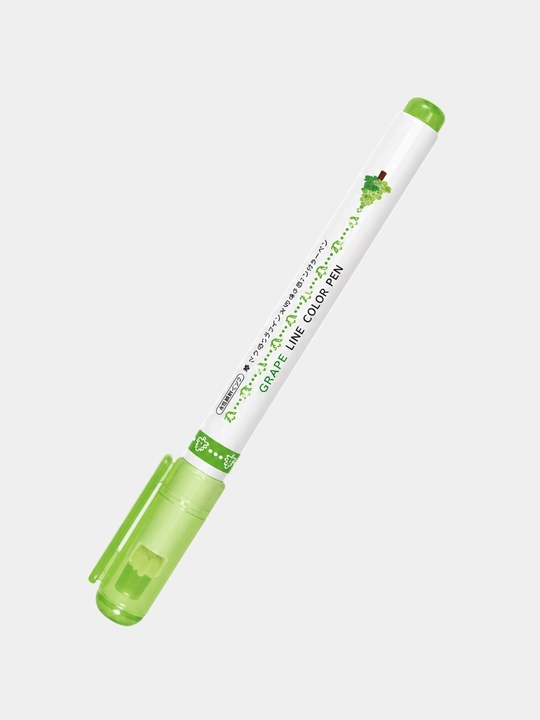 Фигурный маркер-роллер Grape Line Color Pen — это необычная декоративная ручка-штамп