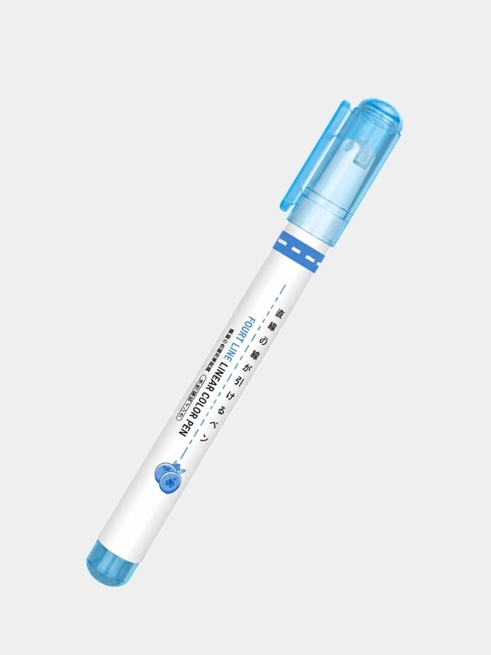 Фигурный маркер-роллер Grape Line Color Pen — это необычная декоративная ручка-штамп