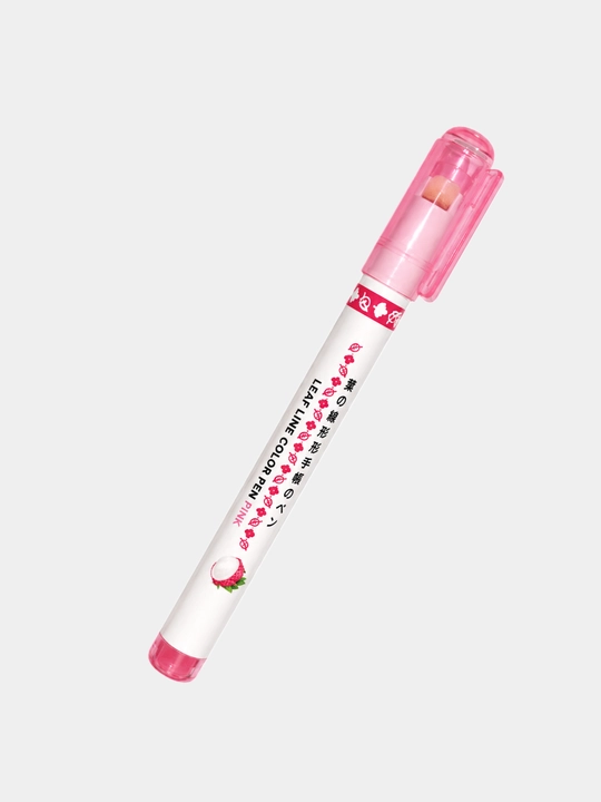 Фигурный маркер-роллер Grape Line Color Pen — это необычная декоративная ручка-штамп