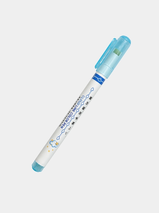 Фигурный маркер-роллер Grape Line Color Pen — это необычная декоративная ручка-штамп