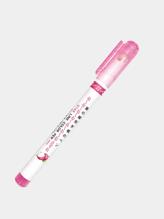 Фигурный маркер-роллер Grape Line Color Pen — это необычная декоративная ручка-штамп