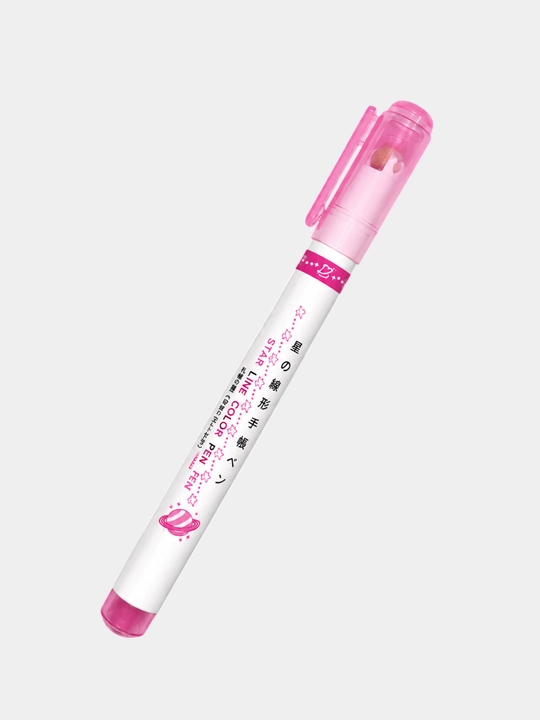 Фигурный маркер-роллер Grape Line Color Pen — это необычная декоративная ручка-штамп
