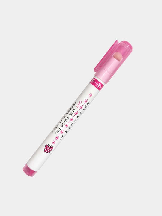 Фигурный маркер-роллер Grape Line Color Pen — это необычная декоративная ручка-штамп