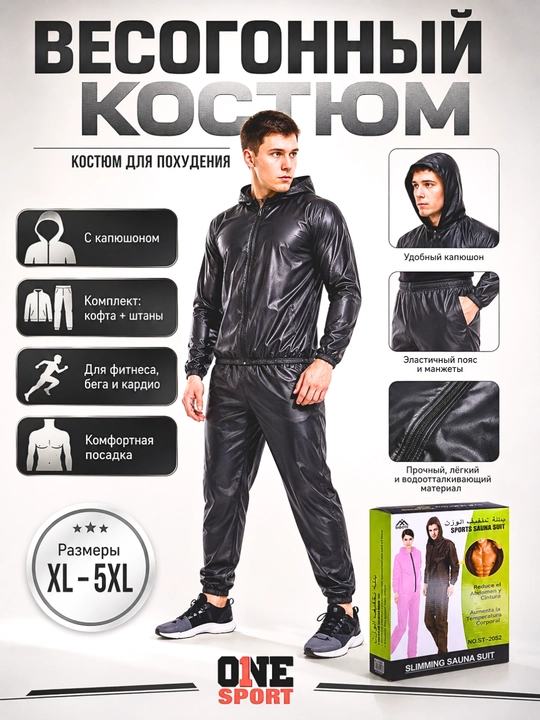 «Slimming Sauna Suit» — это спортивная одежда с эффектом сауны для похудения
