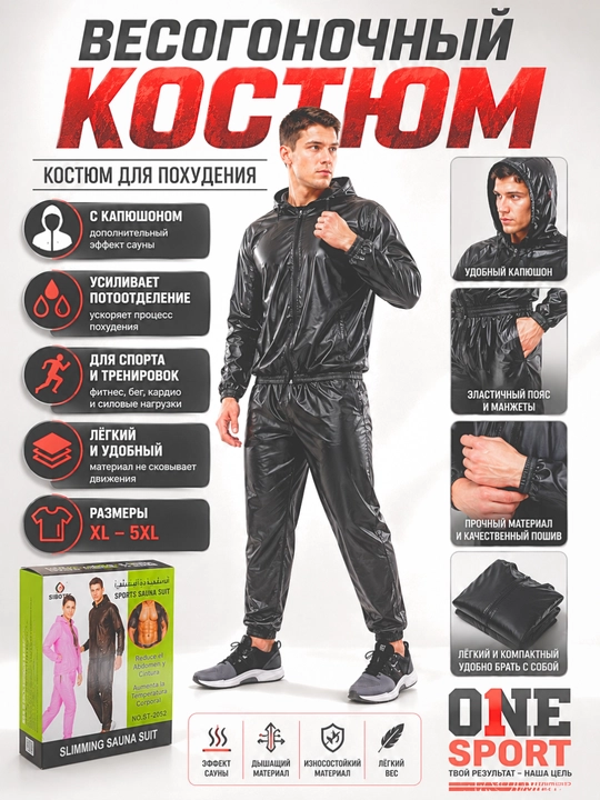 «Slimming Sauna Suit» — это спортивная одежда с эффектом сауны для похудения