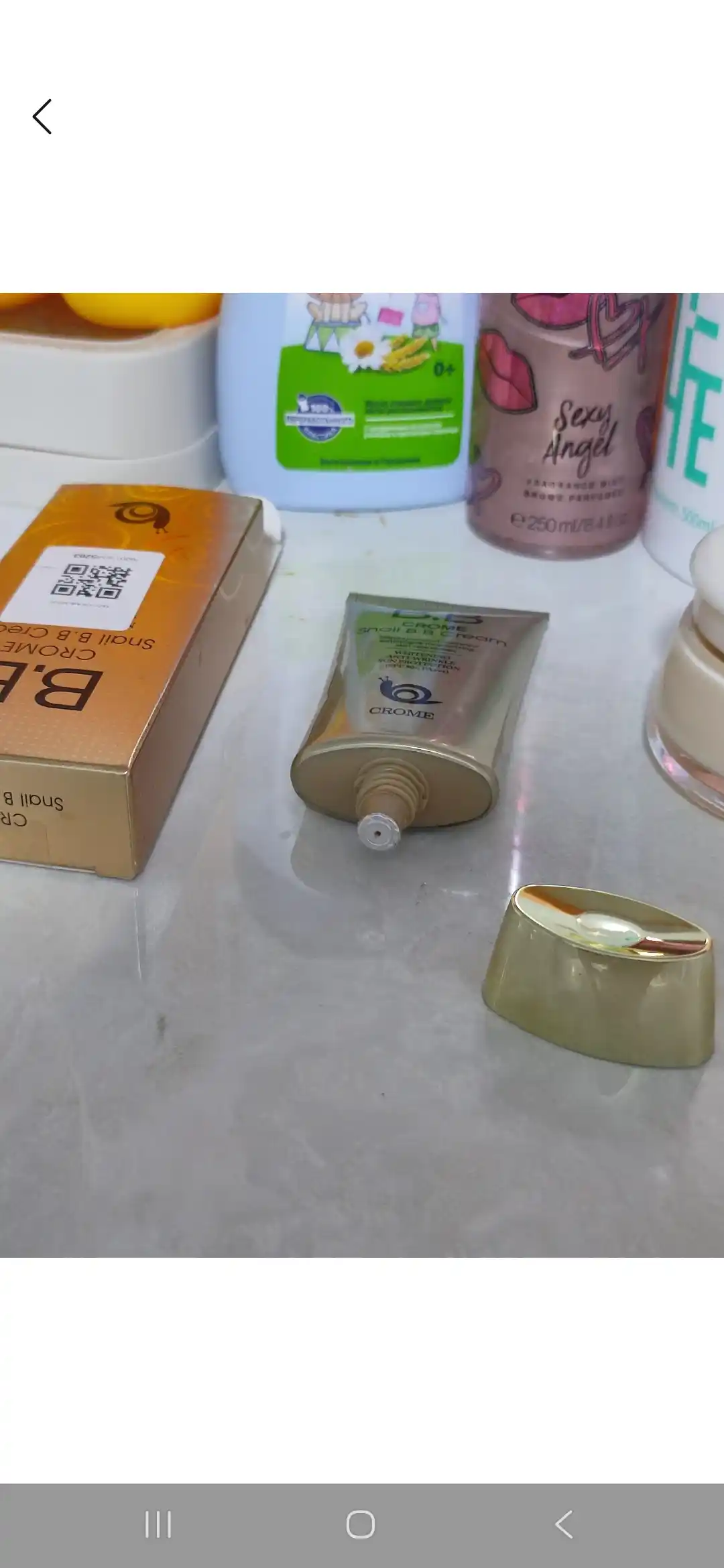 CROME SNAIL BB krem SPF50, с муцином улитки, отбеливающий тональный крем