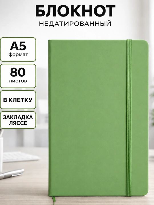 Katakli bloknot A5 erkaklar uchun, 80 listli, 203 mm * 155 mm, ayollar uchun - 