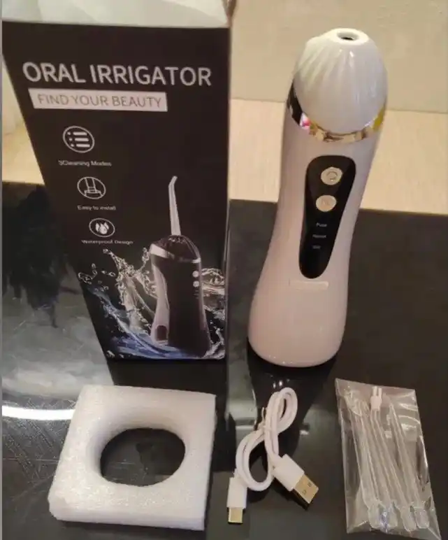 Og‘iz bo‘shlig‘i, tishlar va breketlar uchun portativ irrigatori
