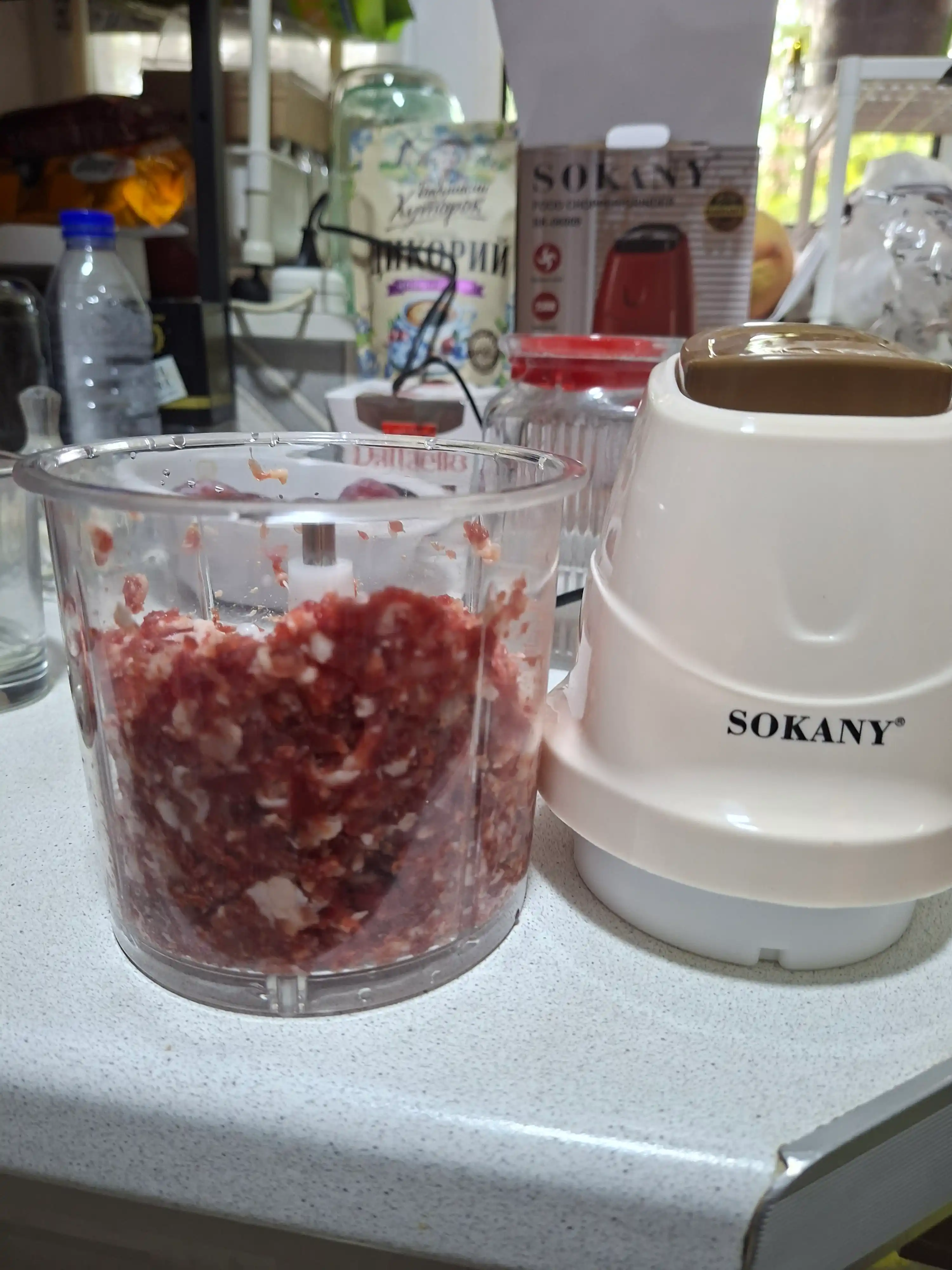 Измельчитель Sokany SK-7020, 400 Вт, 2 л, с острыми стальными лезвиями