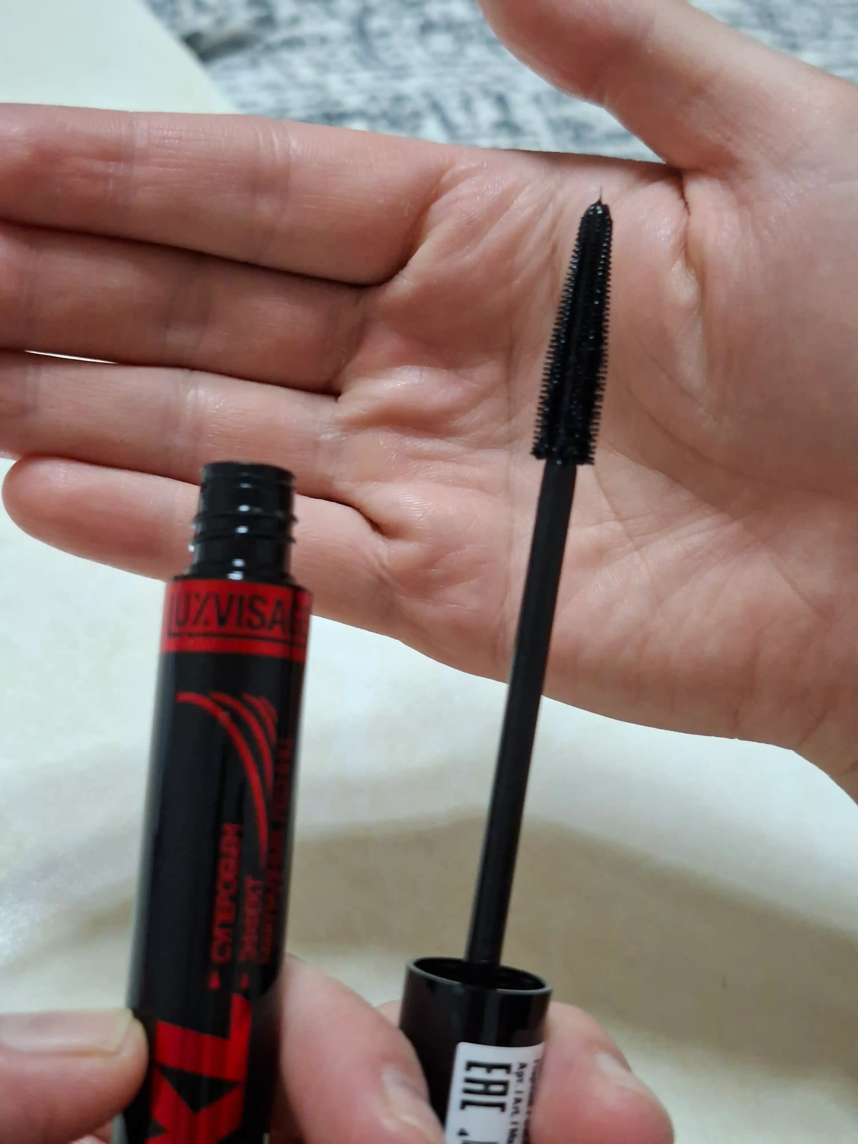 Тушь для ресниц Luxvisage xxl , удлинение, объем, черная, 7.2 мл
