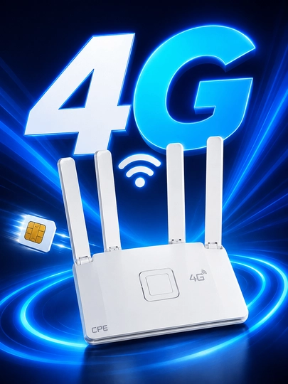 4G CPE Wi-Fi роутер — беспроводной 4G LTE роутер с поддержкой SIM-карты