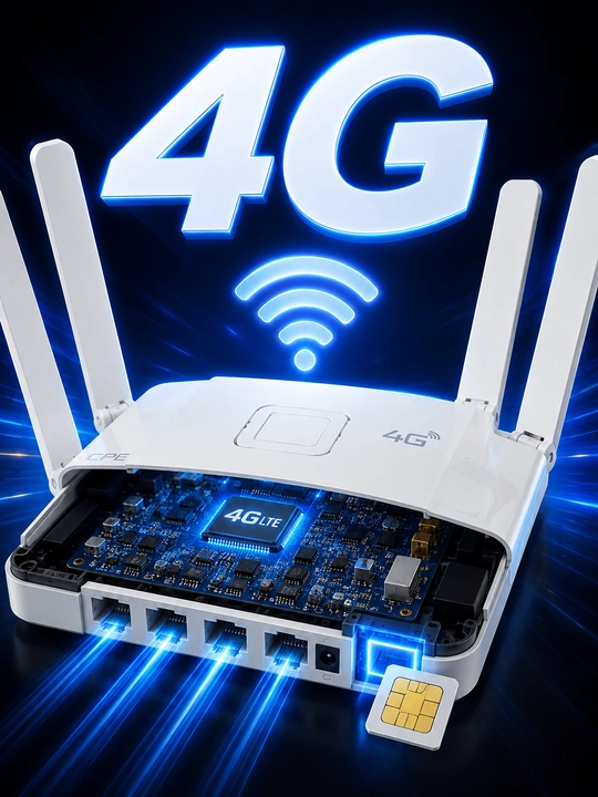4G LTE CPE Wi-Fi 6 — беспроводной 4G/5G Wi-Fi роутер с поддержкой SIM-карты