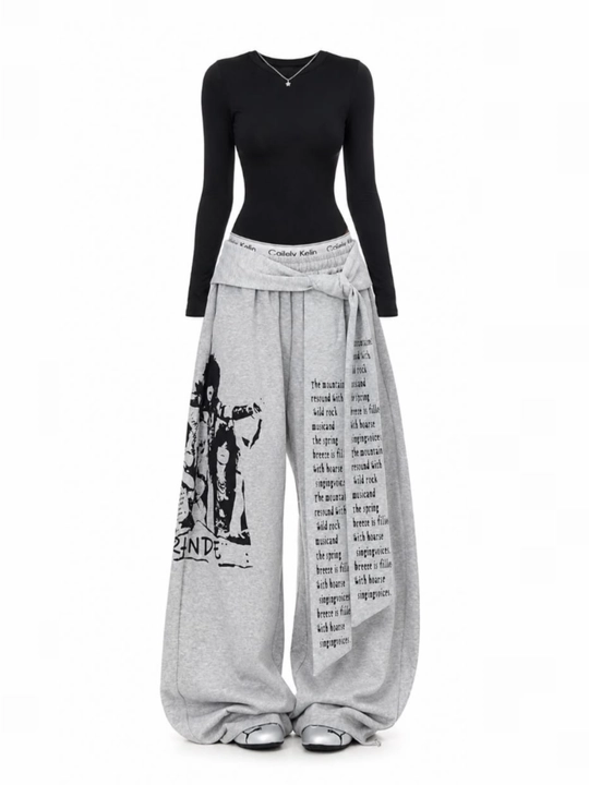 Oversize joggers, keng triko, ayollar shimi, ayollar trikosi, shalvar qizlar uchun