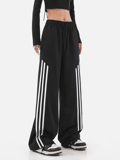 Oversize joggers, keng triko, ayollar shimi, ayollar trikosi, shalvar qizlar uchun
