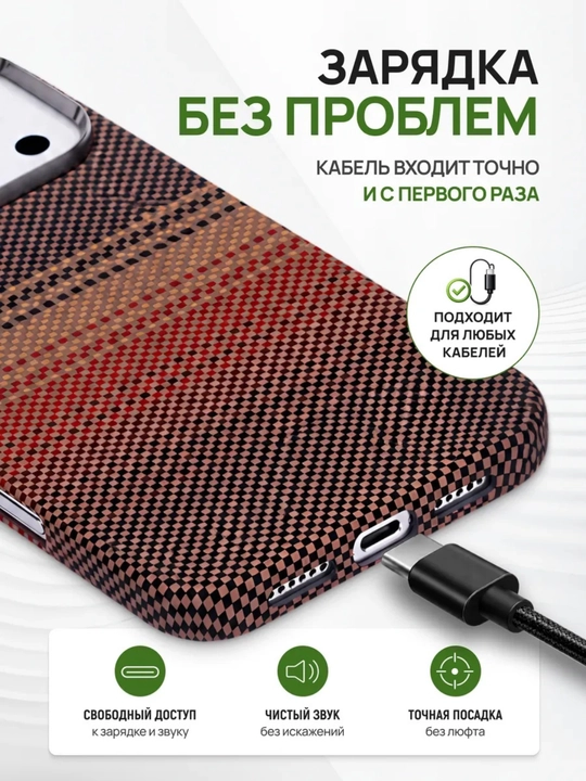 Чехол PITAKA Ultra Slim Edge  для iPhone 13–17 Pro и Pro Max, ультратонкий защитный чехол
