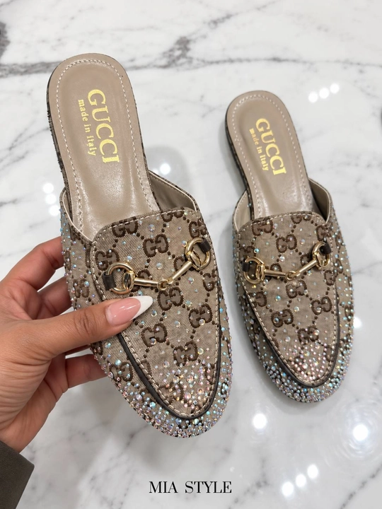 Gucci ayollar kuzgi myuli tosh bezakli Turkiya, razmerga razmer, oq qutida