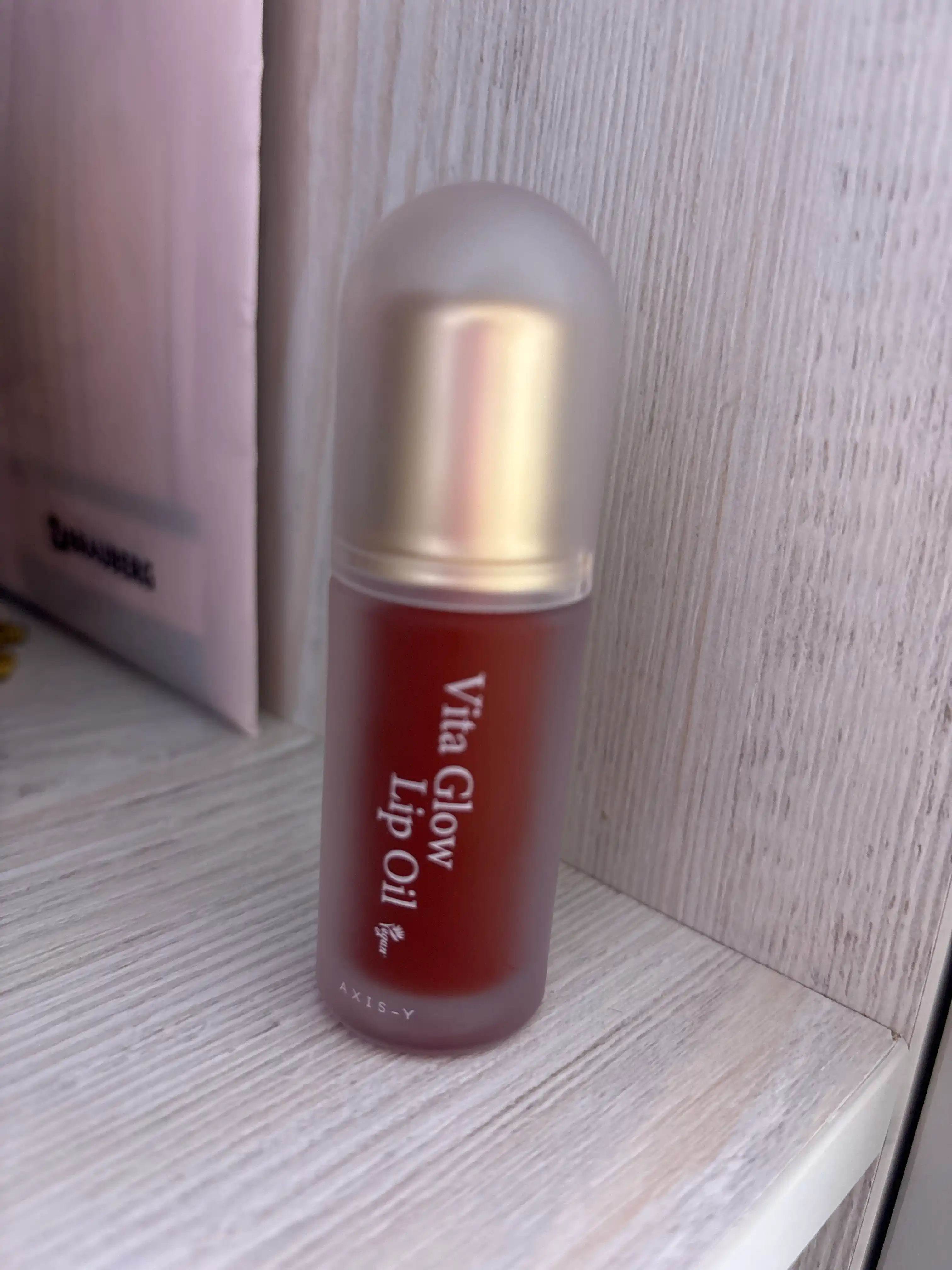 AXIS-Y Vita Glow Lip Oil увлажняющее веганское масло для губ, с витамином E, 4.5 г