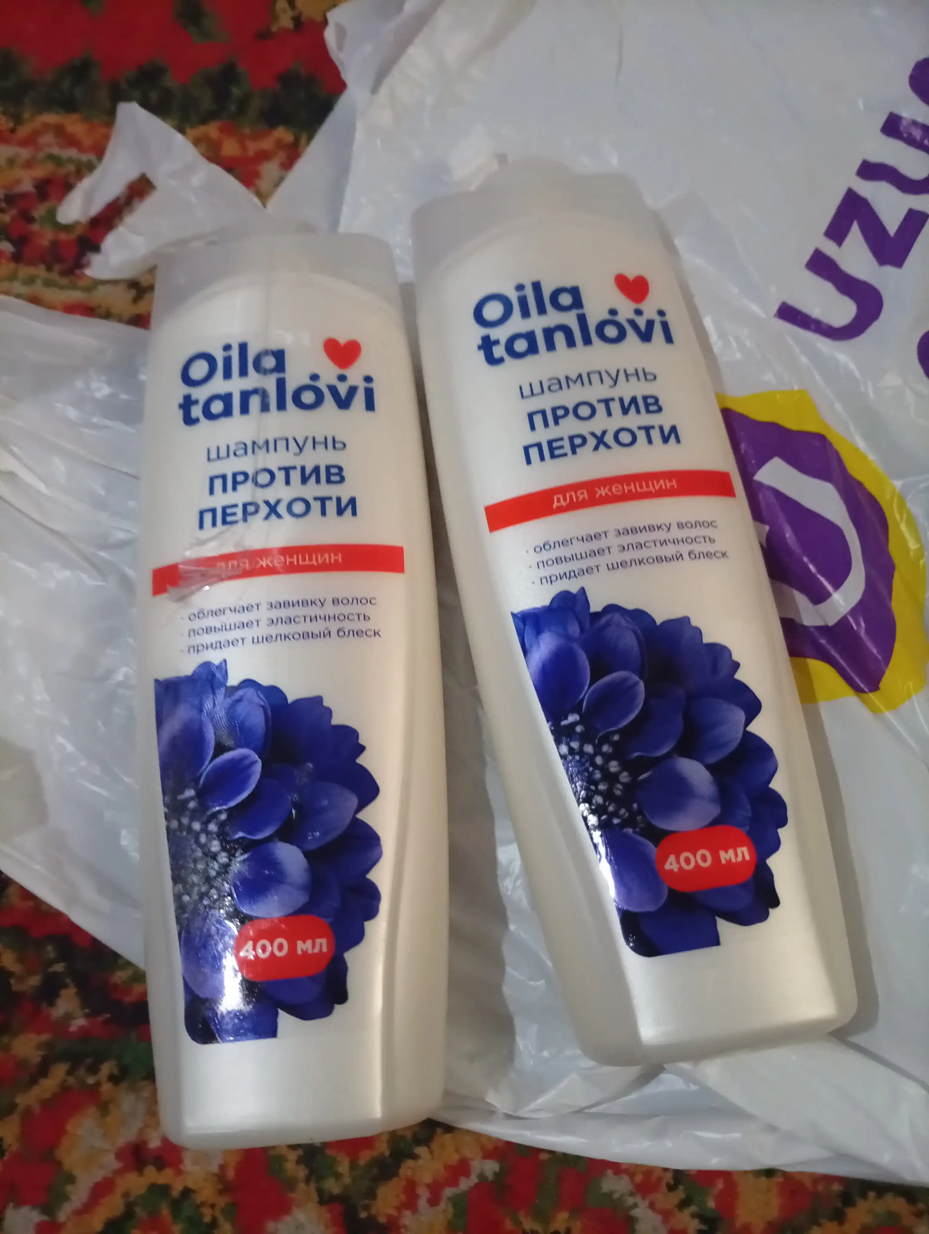 Шампунь для женщин Oila tanlovi, против перхоти, 400 мл