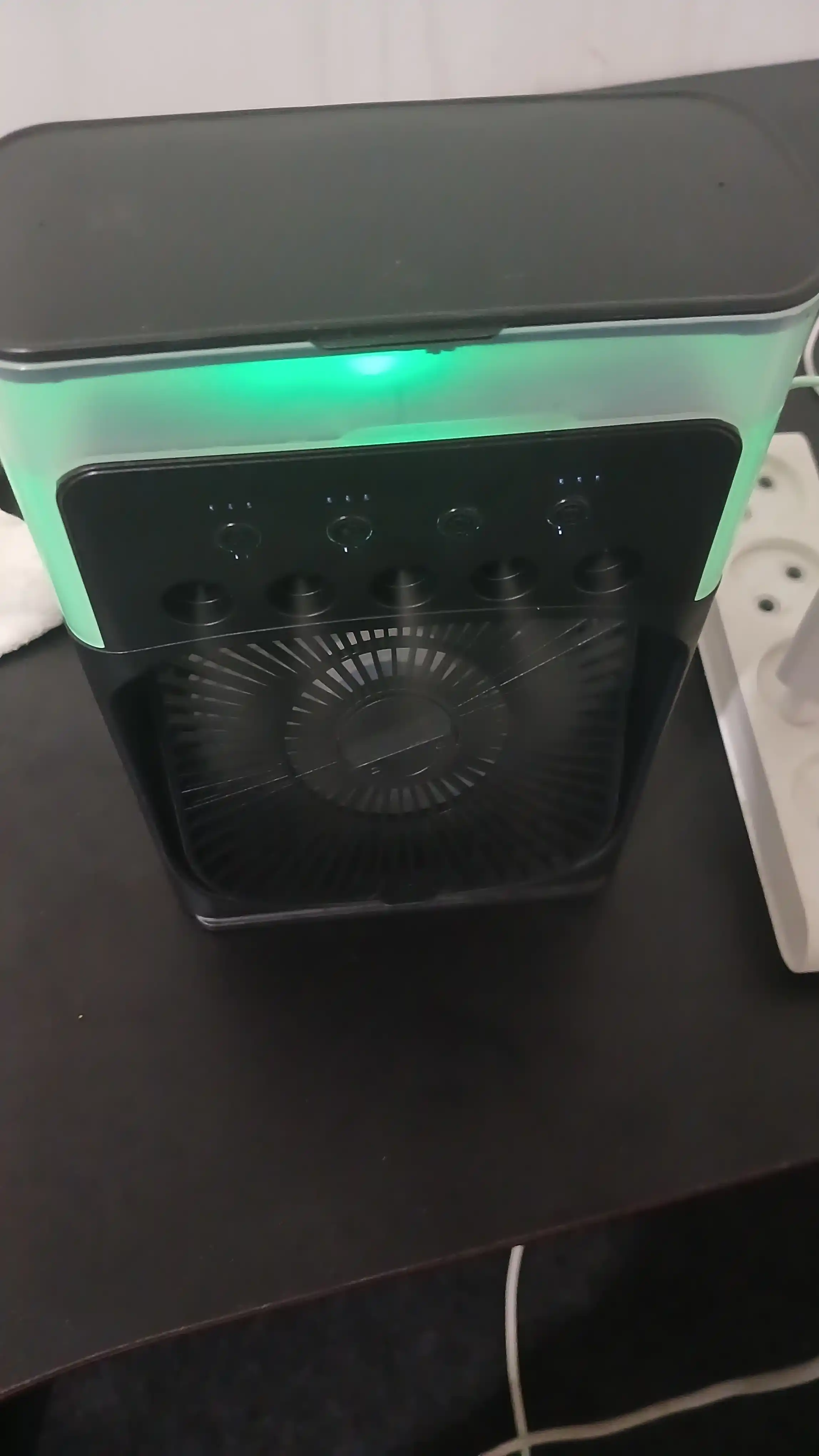 Portativ mini konditsioner, namlagich, mini ventilyator, 3 tasi 1da