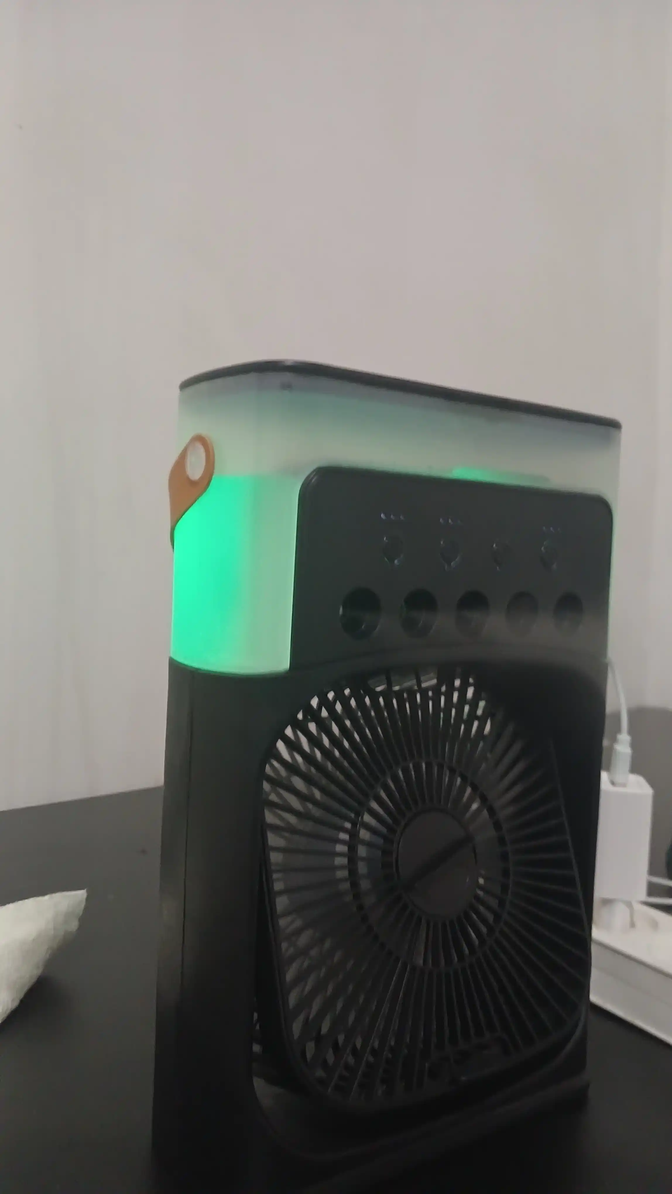 Portativ mini konditsioner, namlagich, mini ventilyator, 3 tasi 1da