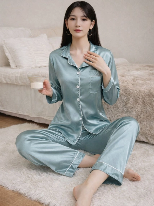 Ayollar pijamasi – yumshoq mato, qulay uy kiyimi, uxlash kostyumi - 