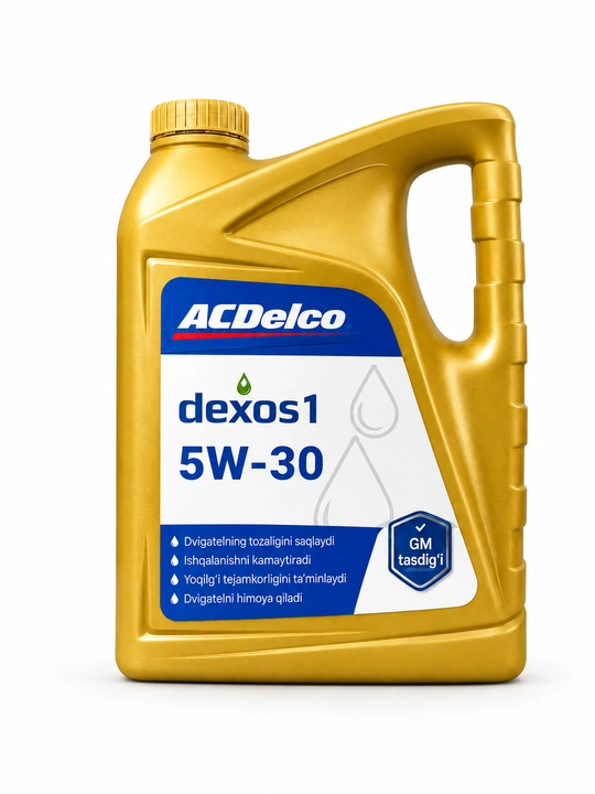 Моторное масло ACDelco dexos 5W-30, 0w-30, 3,8 л, для бензиновых двигателей - 