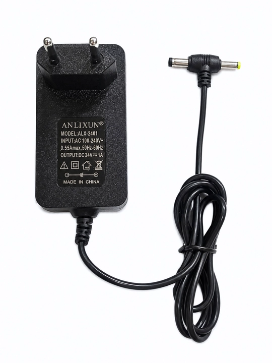 Блок питания ANLIXUN 24V 1A 24W, адаптер с двумя штекерами 5,5×2,1 и 4,0×1,7 мм