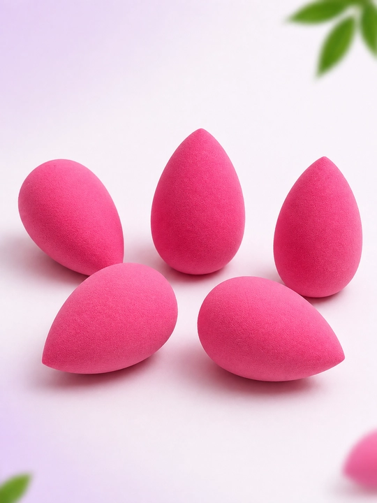 Косметические спонжи для макияжа, мягкие и эластичные, 5 шт