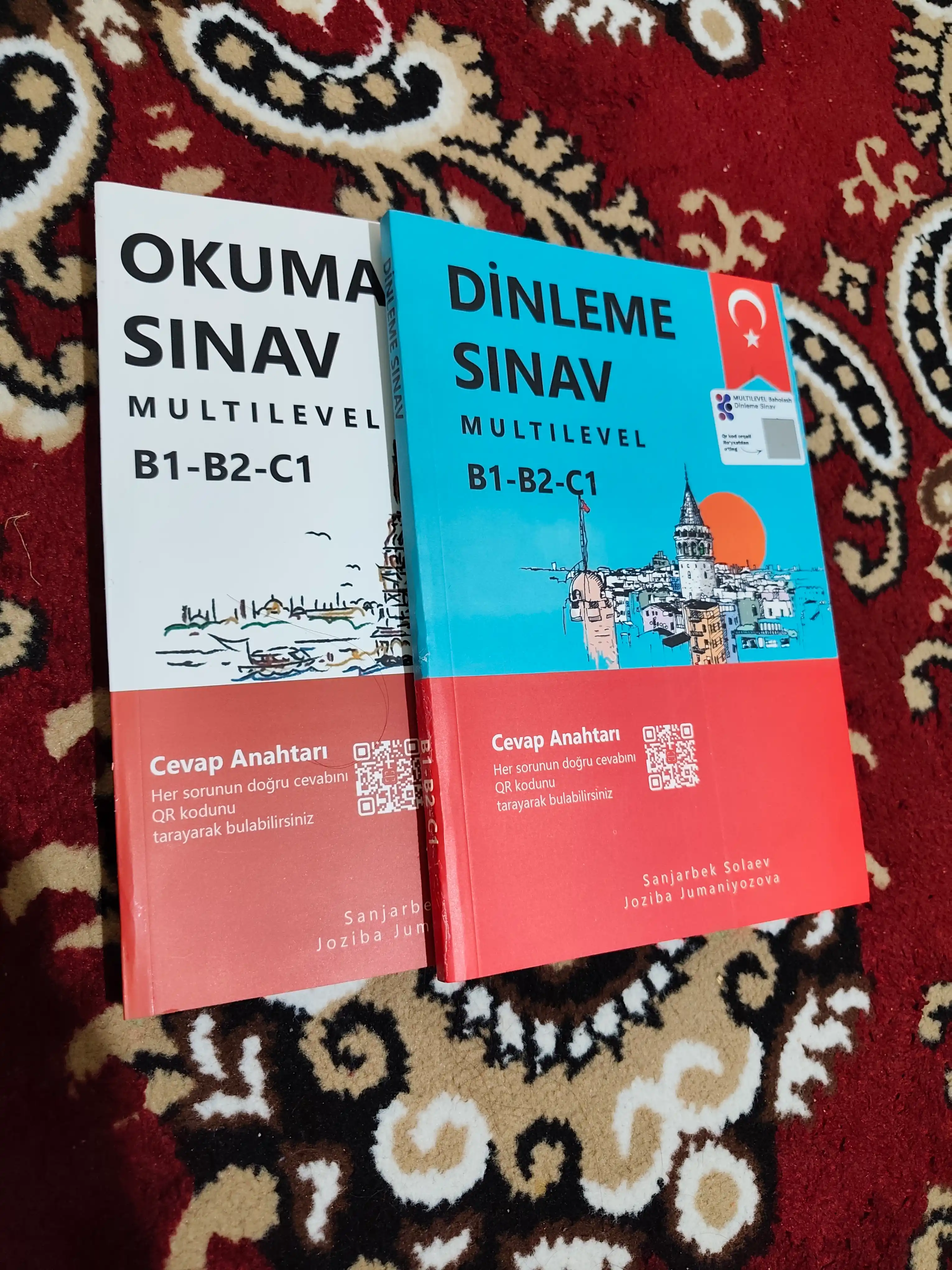 CEFR B1, B2, C1 uchun turk tilidagi Sinav Multilevel, Dinleme, Okuma, Yazma, Konusma kitob