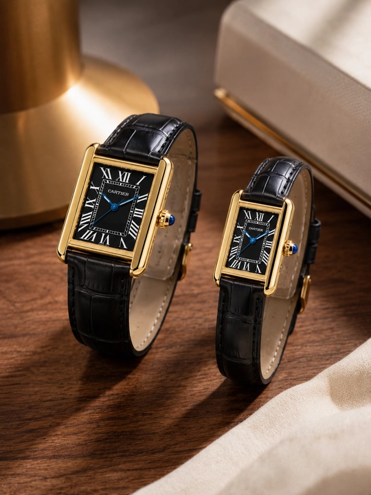 Juftlik soati, Classic Old Money stilida juftliklar uchun,Cartier