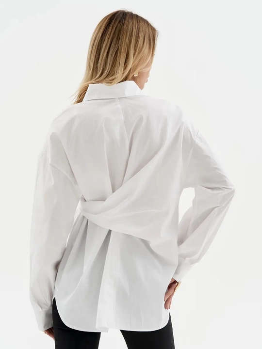 Ayollar o‘rama bluzka-rubashkasi, belbog‘li, uzun yengli S–2XL — ELLY FASHION