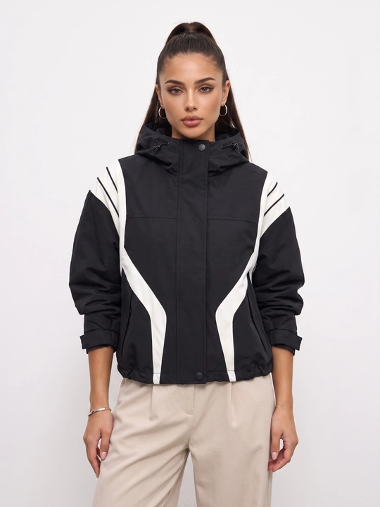 Ayollar vetrovkasi, kapyushonli kurtka, trench oversize, M–4XL — ELLY FASHION