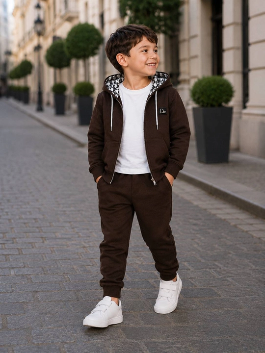 O‘g‘il bolalar uchun 3 qismli sport kostyumi, kapyushonli to‘plam, 5–7 yosh