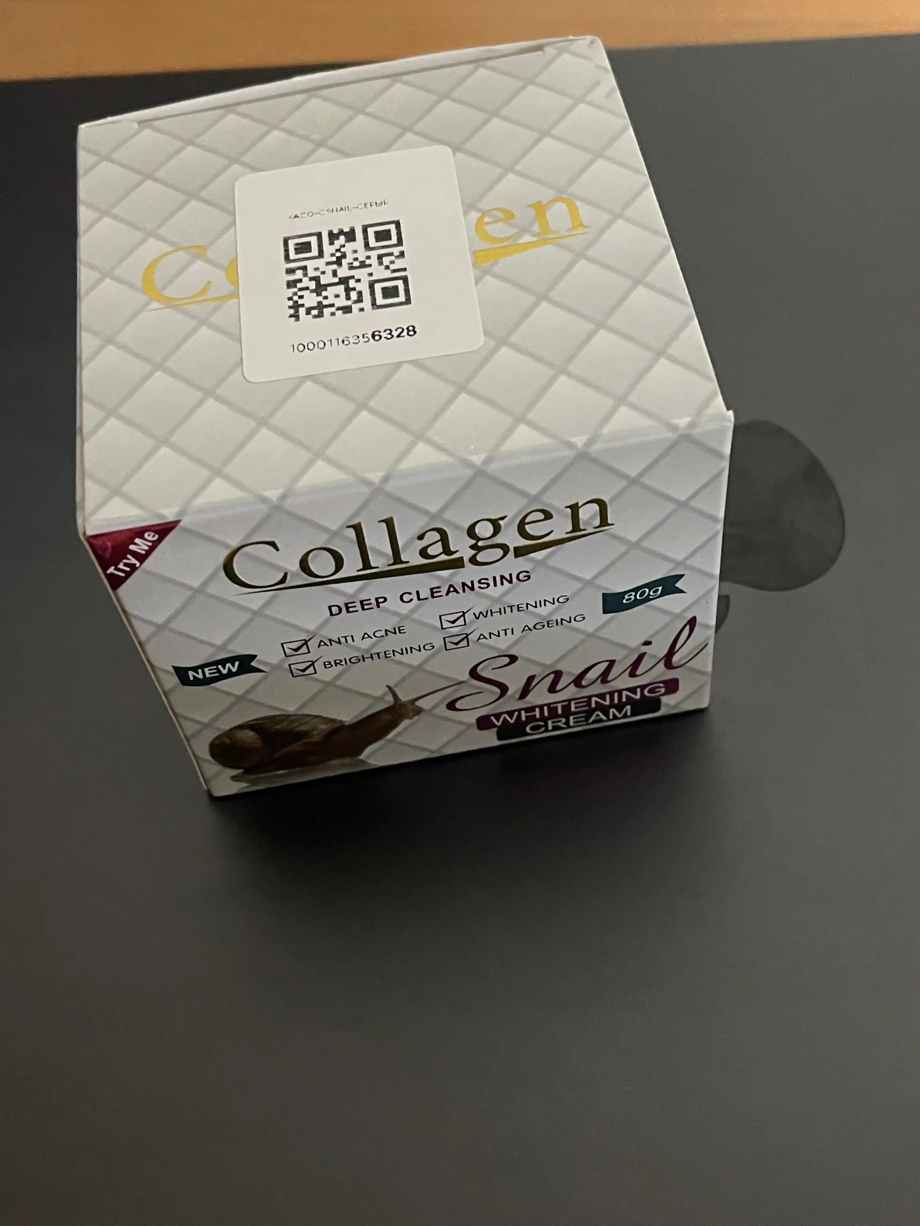Крем для лица Collagen, отбеливающий крем, анти-акне и антивозрастной, 4 в 1, 80 г