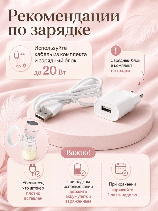 Elektr ko‘krak pompasi: 3 rejim, massaj, 9 daraja, butilka, LED displey, Type-C tez zaryad